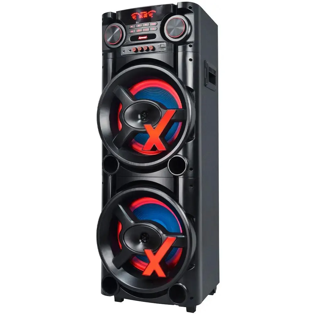Caixa de Som Amplificada Amvox ACA 1900 New X Power X 1900W