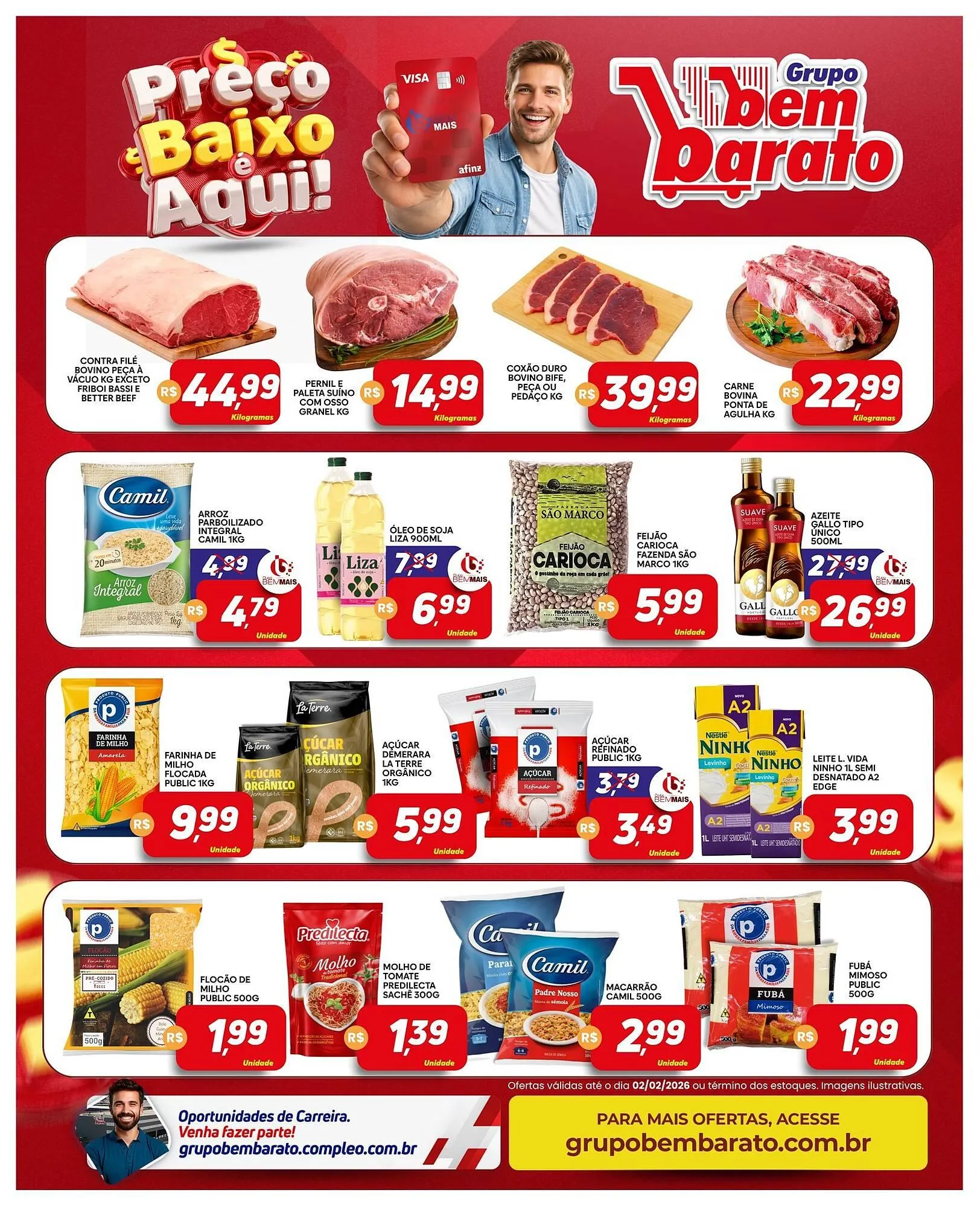 Encarte de Catálogo Supermercado Bem Barato 27 de janeiro até 2 de fevereiro 2026 - Pagina 3