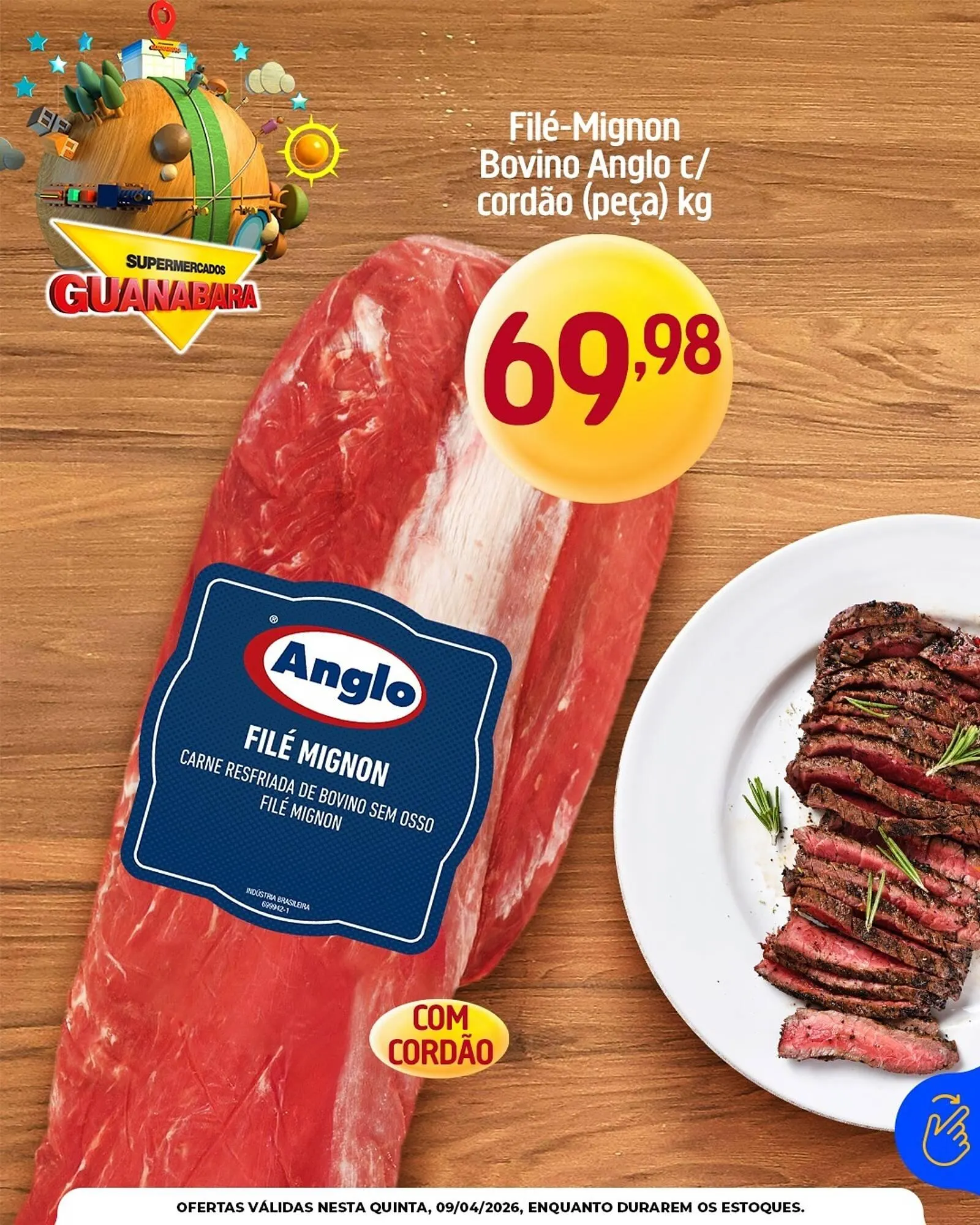 Encarte de Encarte Supermercados Guanabara 9 de abril até 9 de abril 2026 - Pagina 1