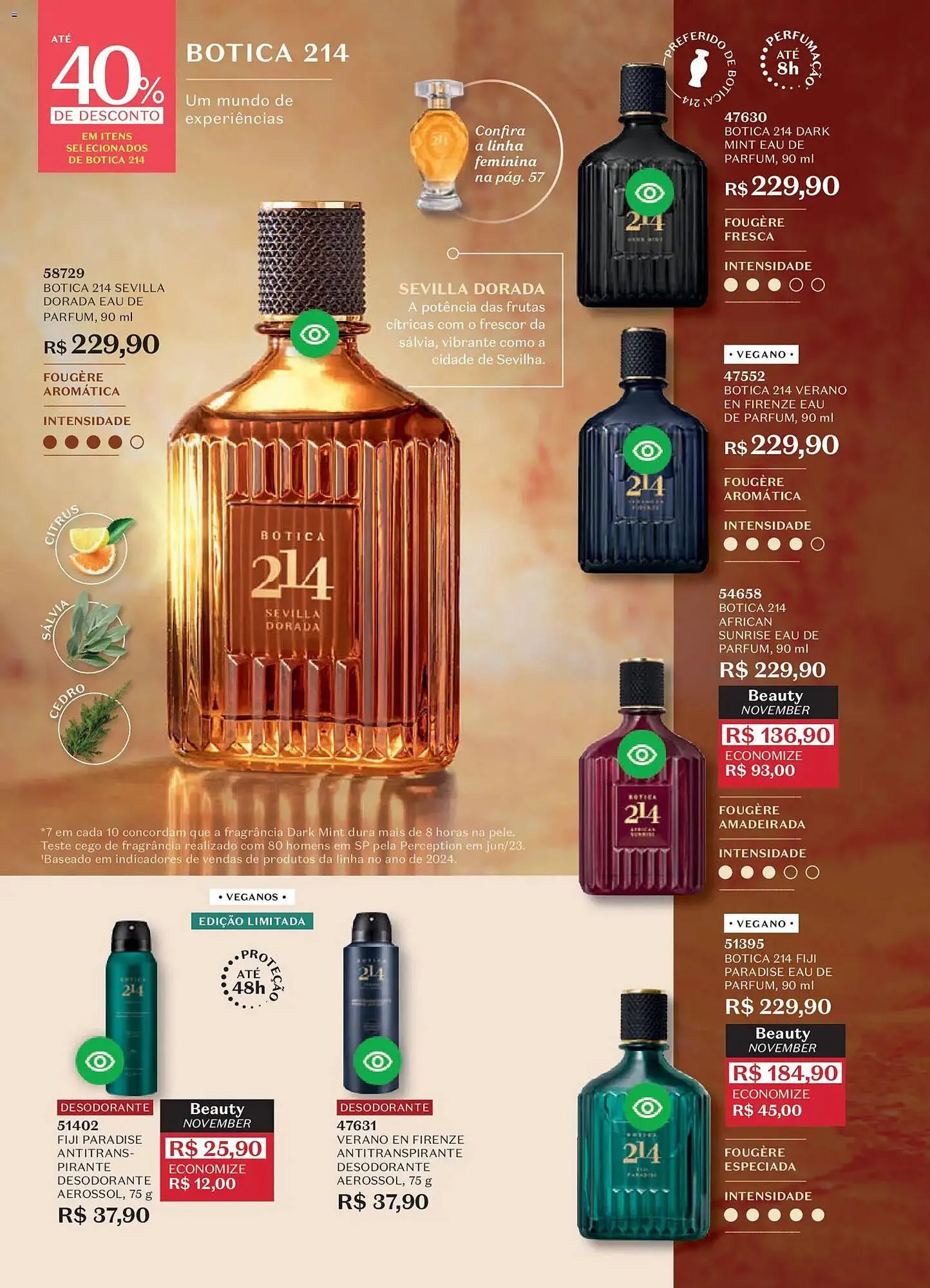 Encarte de Catálogo O Boticário 3 de novembro até 30 de novembro 2025 - Pagina 58