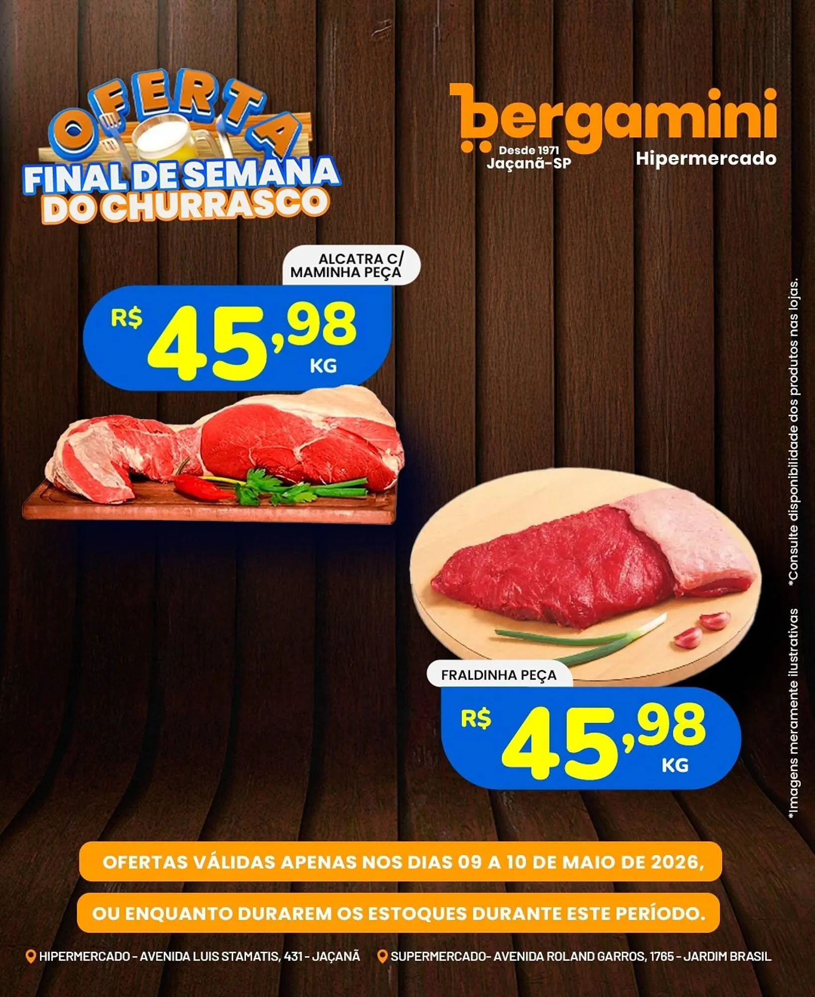 Encarte de Catálogo Supermercado Bergamini 9 de maio até 10 de maio 2026 - Pagina 1