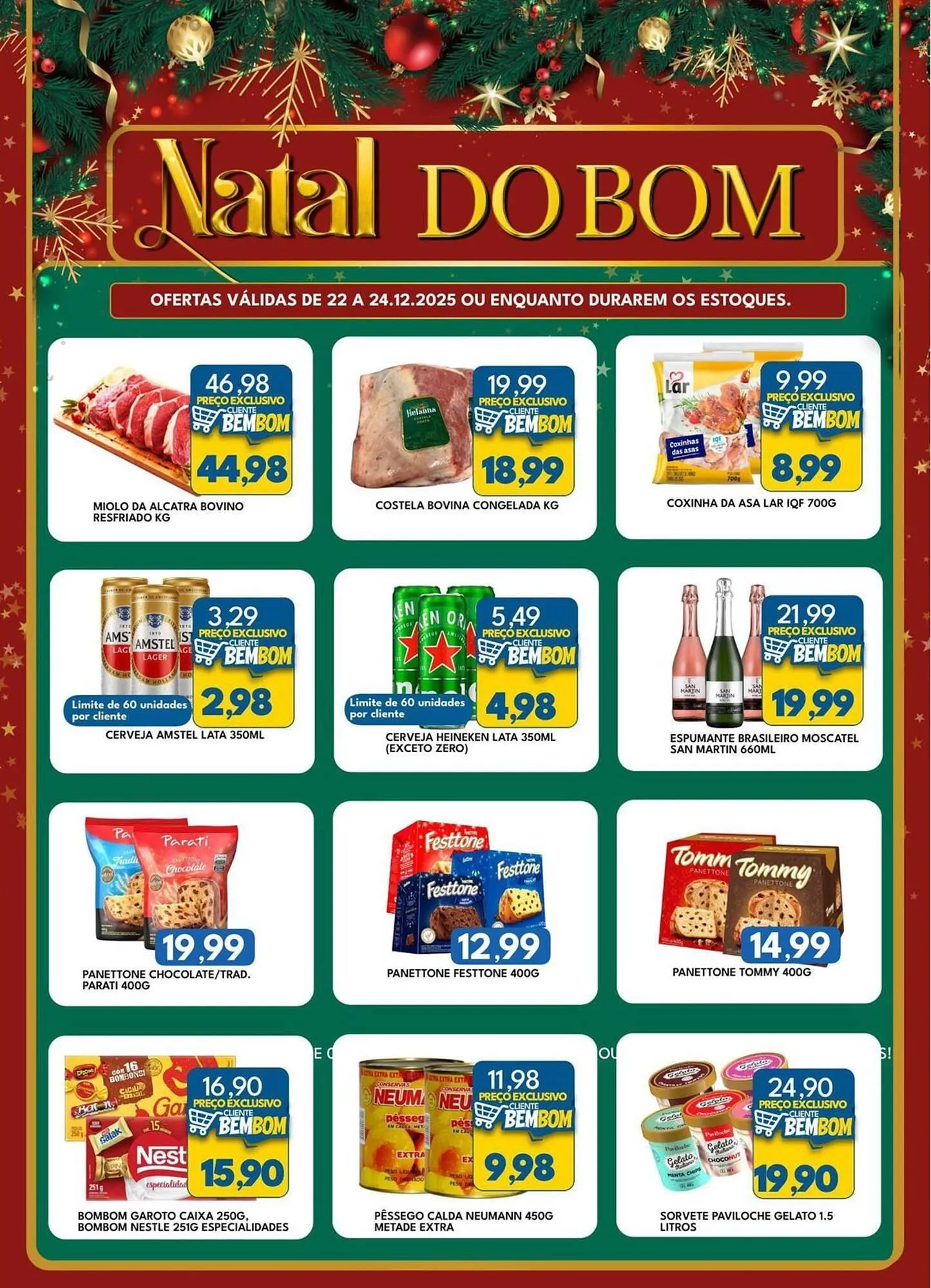 Encarte de Catálogo Rancho Bom Supermercados 23 de dezembro até 24 de dezembro 2025 - Pagina 1