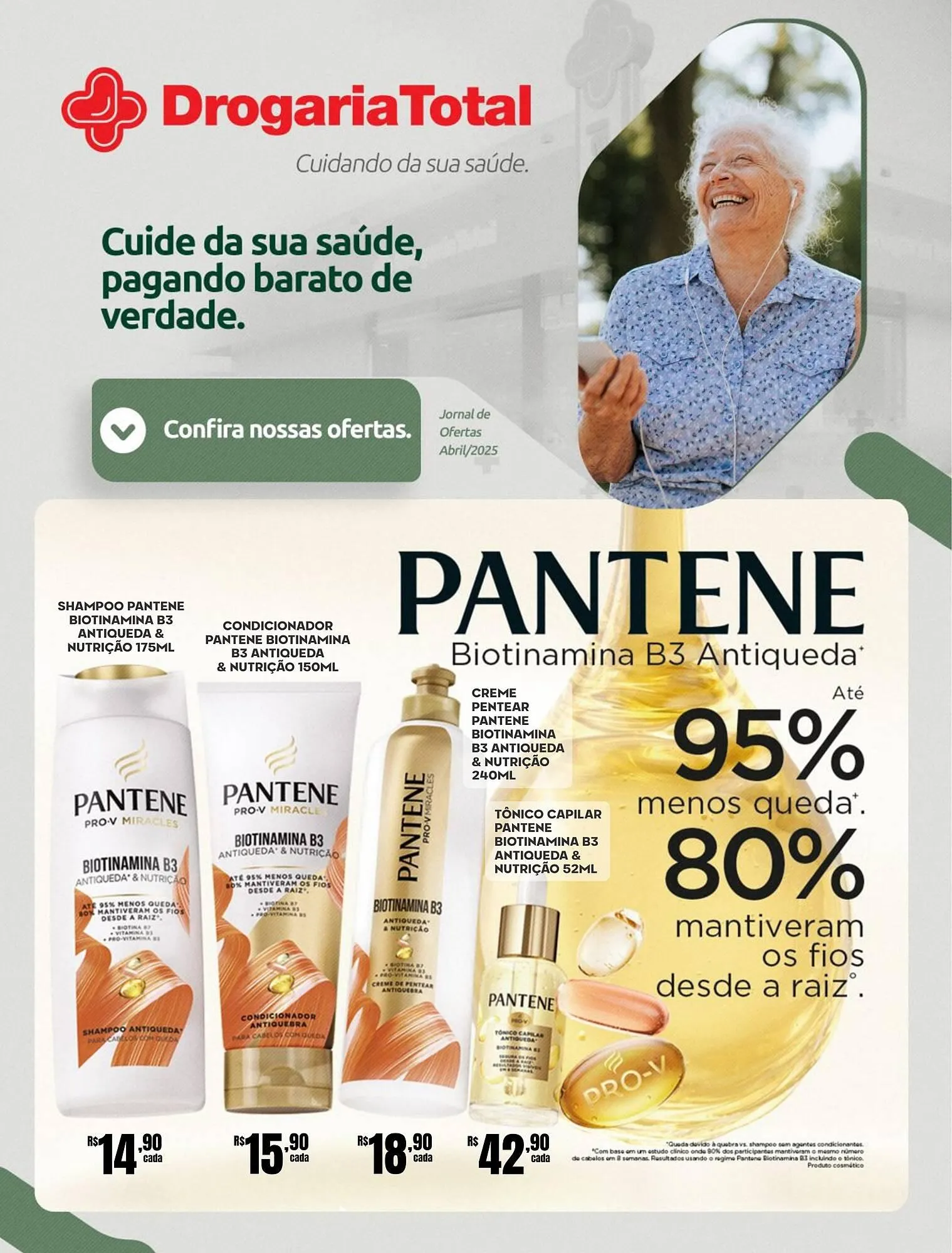 Encarte de Catálogo Drogaria Total 1 de abril até 30 de abril 2025 - Pagina 1