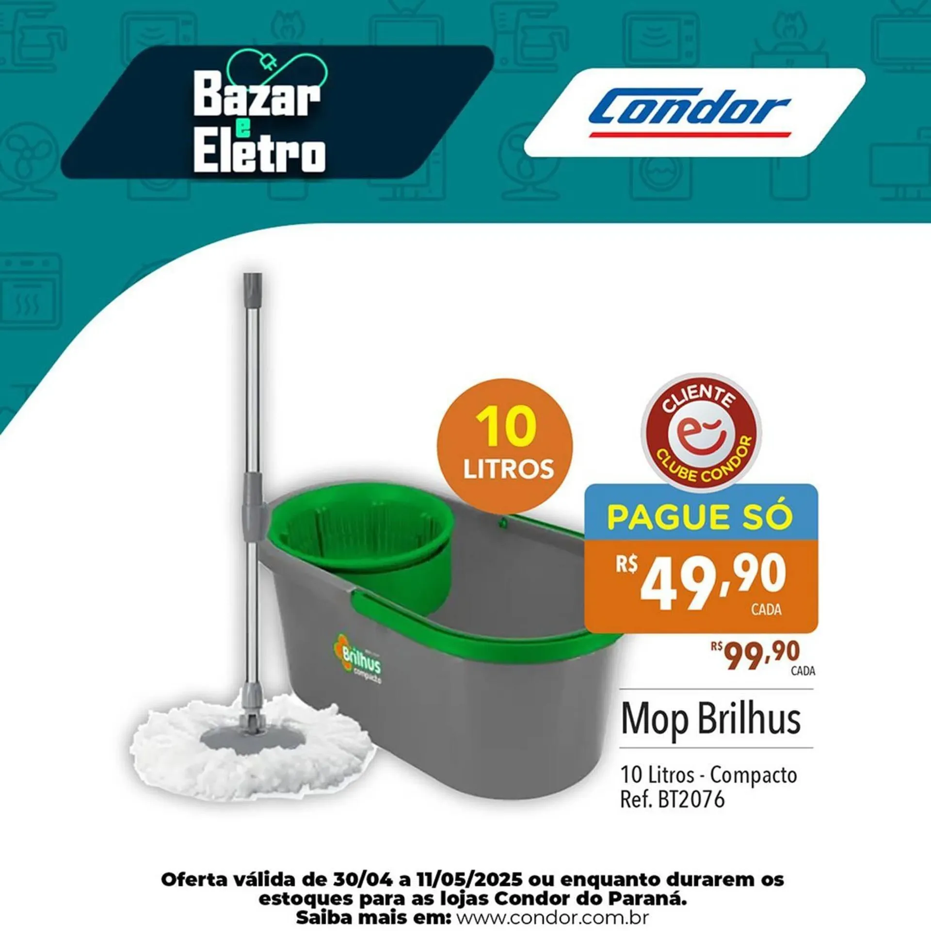 Encarte de Catálogo Supermercados Condor 2 de maio até 11 de maio 2025 - Pagina 1