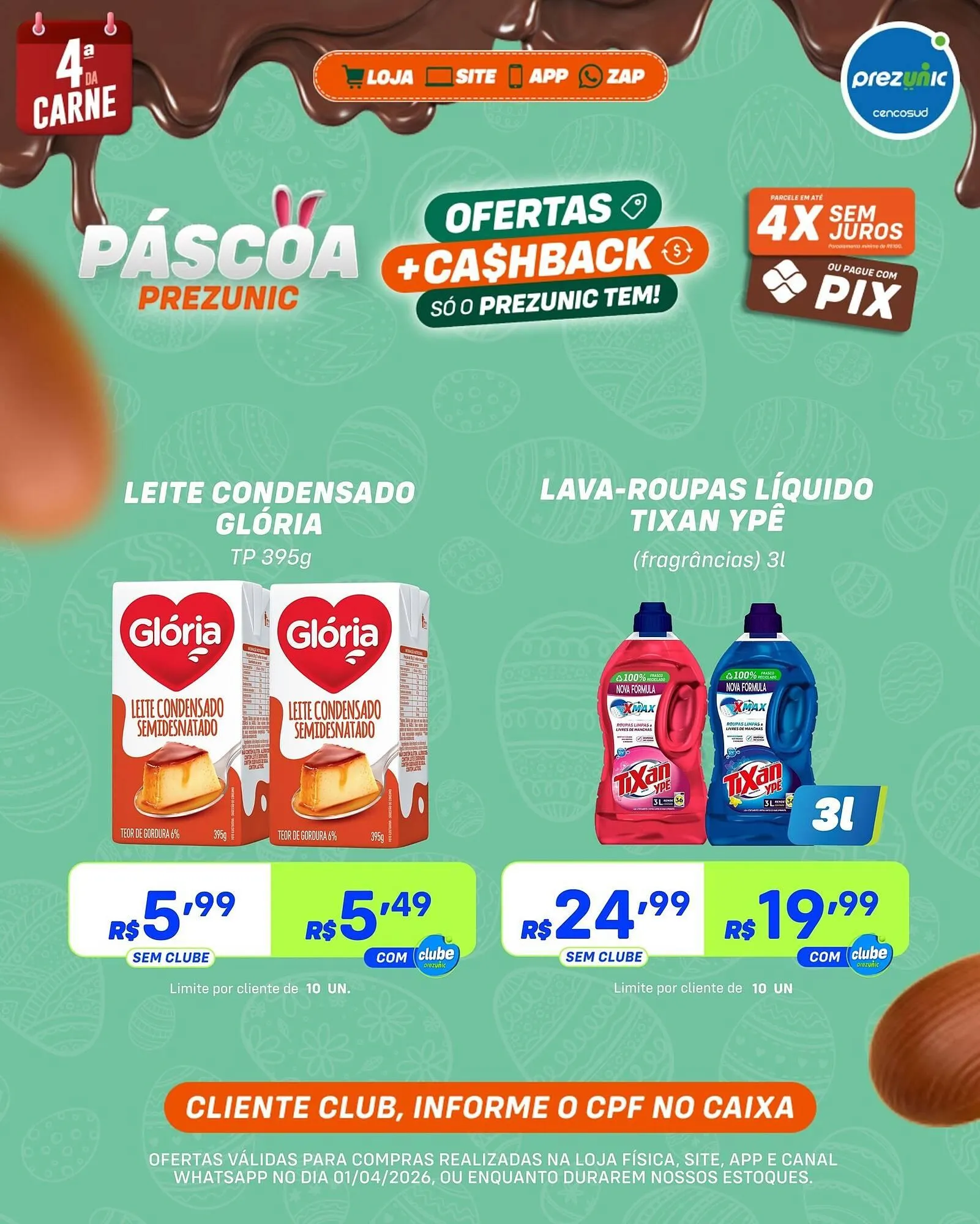 Encarte de Encarte Prezunic 1 de abril até 1 de abril 2026 - Pagina 5