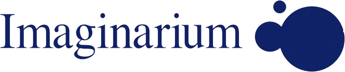 Imaginarium logo de folhetos