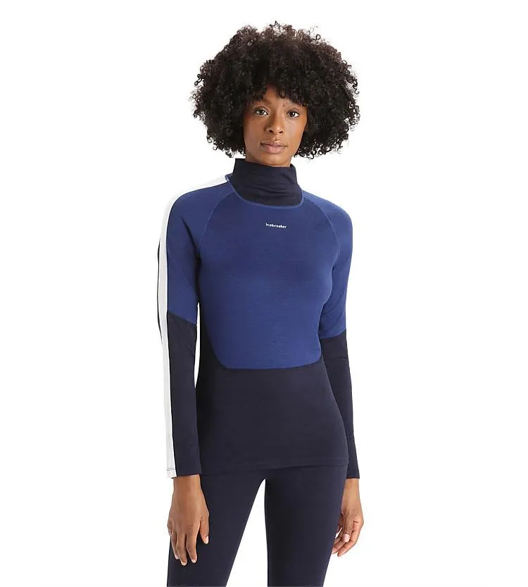 Icebreaker Womens 200 Sonebula Long Sleeve High Neck