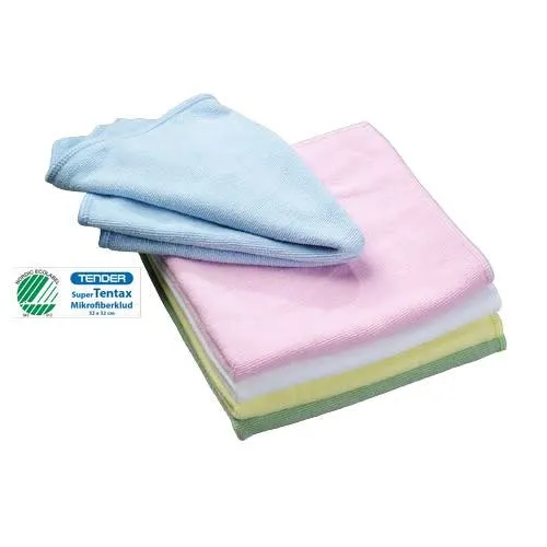 Mikrofiberklut PLS 32x32cm hvit