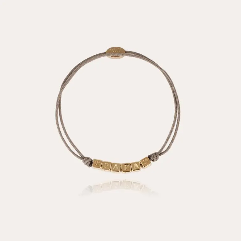 Papa men bracelet gold
