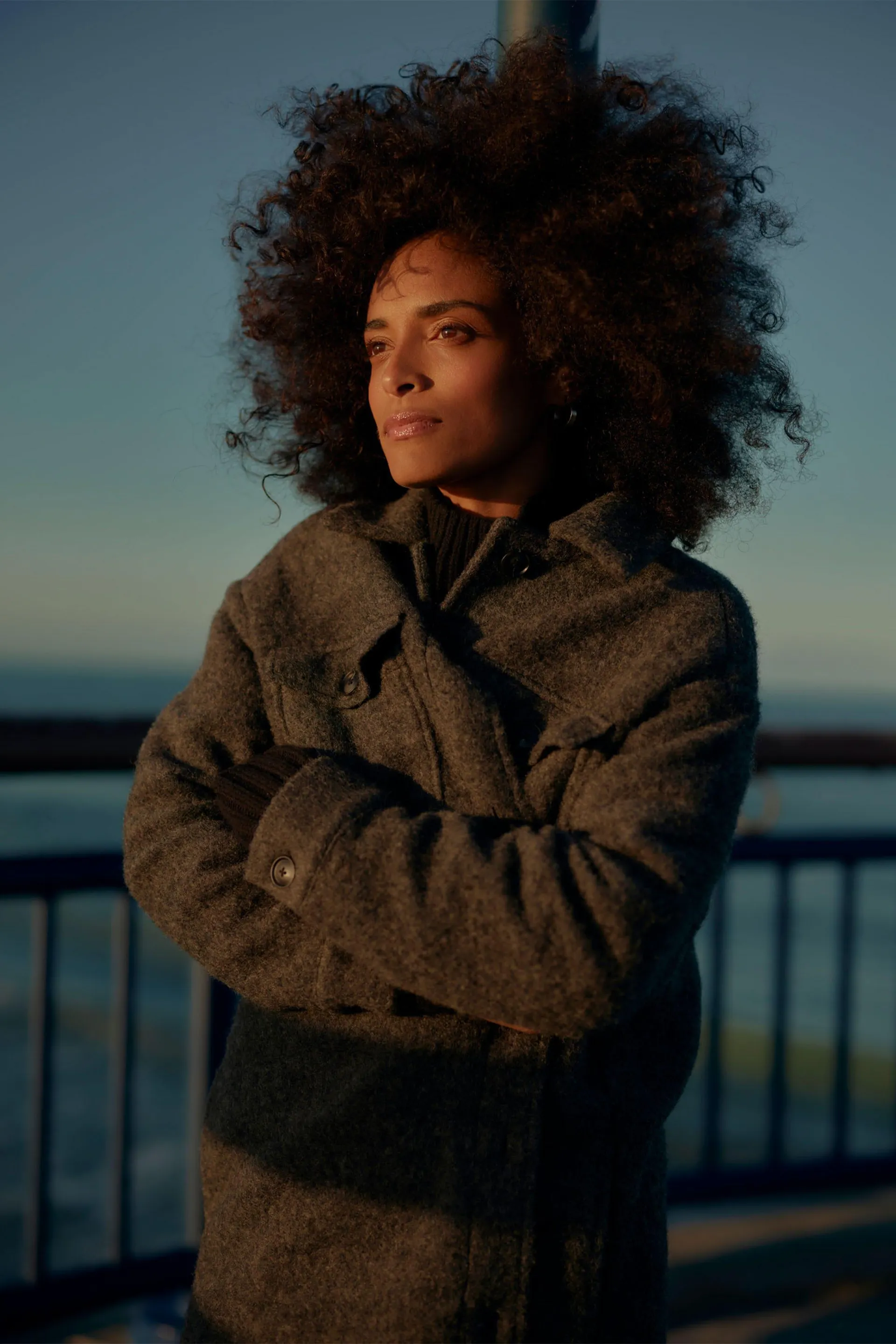 Frances Button Front Coat