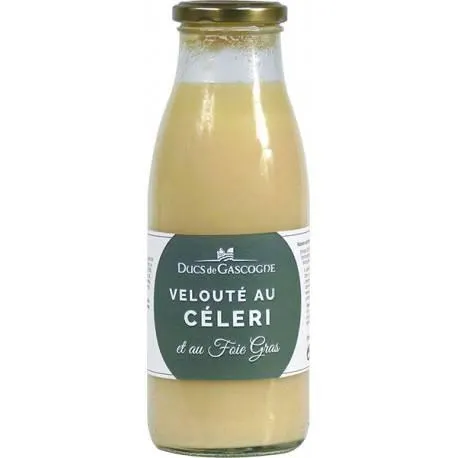 Velouté au céleri et au foie gras