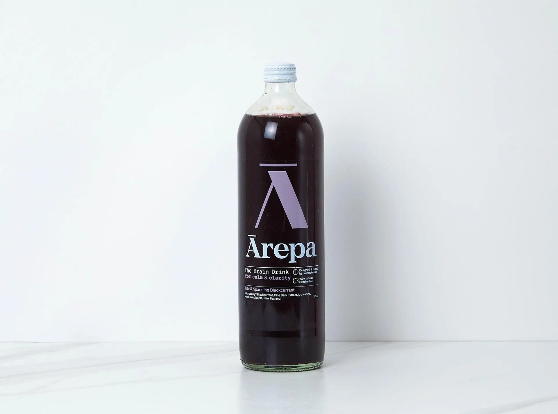 Arepa the Brain Drink Lite & Sparkling Blackcurrant 750ml