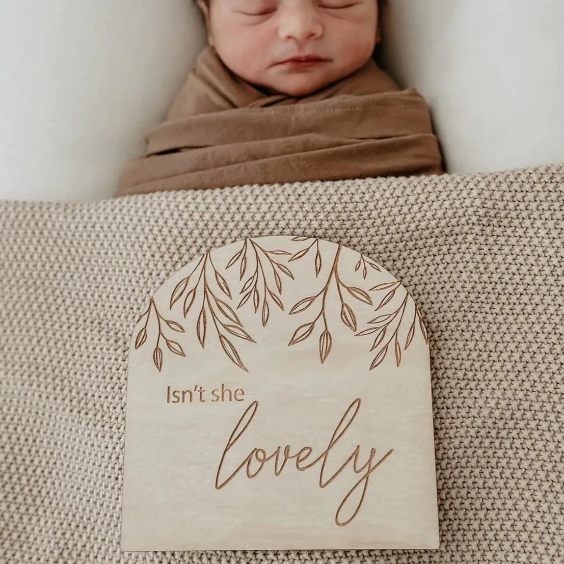 Announcement Plaque Gender Reveal- Arch