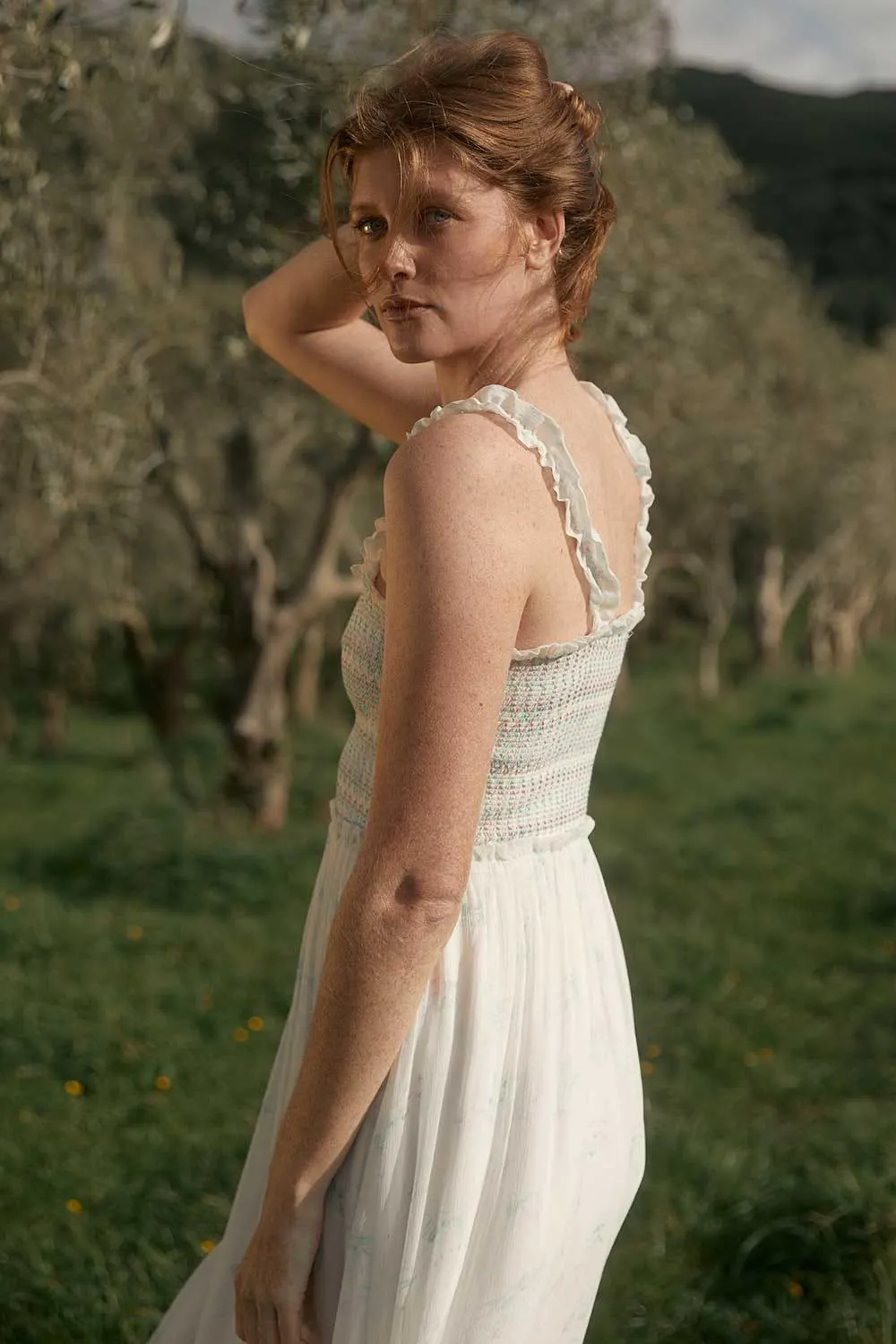 Asha Shirred Dress