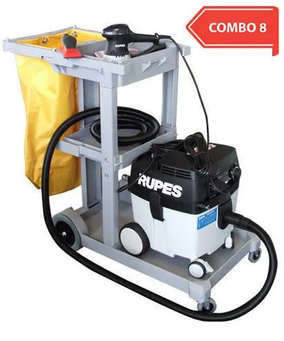 RUPES Compact Dustless Sander Vacuum Trolley Combo RUS130EL COMBO 8