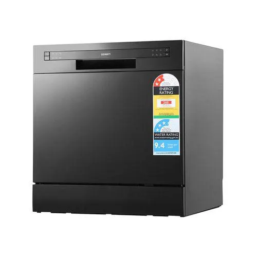 Devanti Benchtop Dishwasher Freestanding 8 Place Black