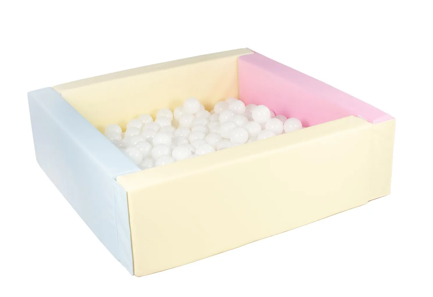 PRE ORDER MID AUGUST Eco Leather Pastel Soft Play Ball Pit - 200 balls