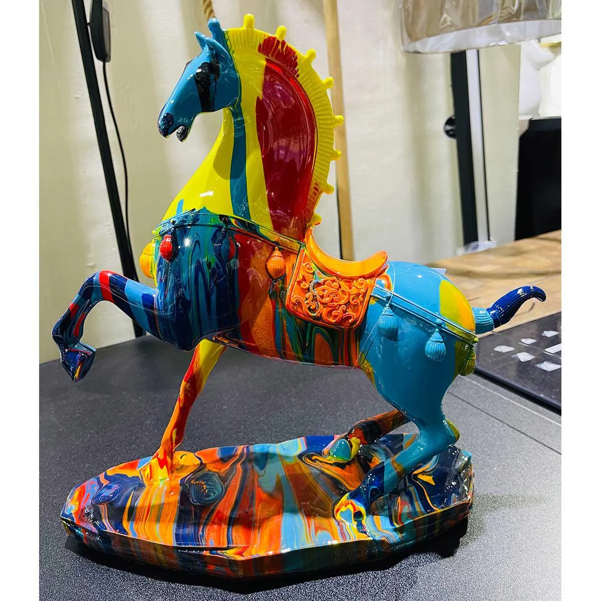 Horse 34cm Multi Colour