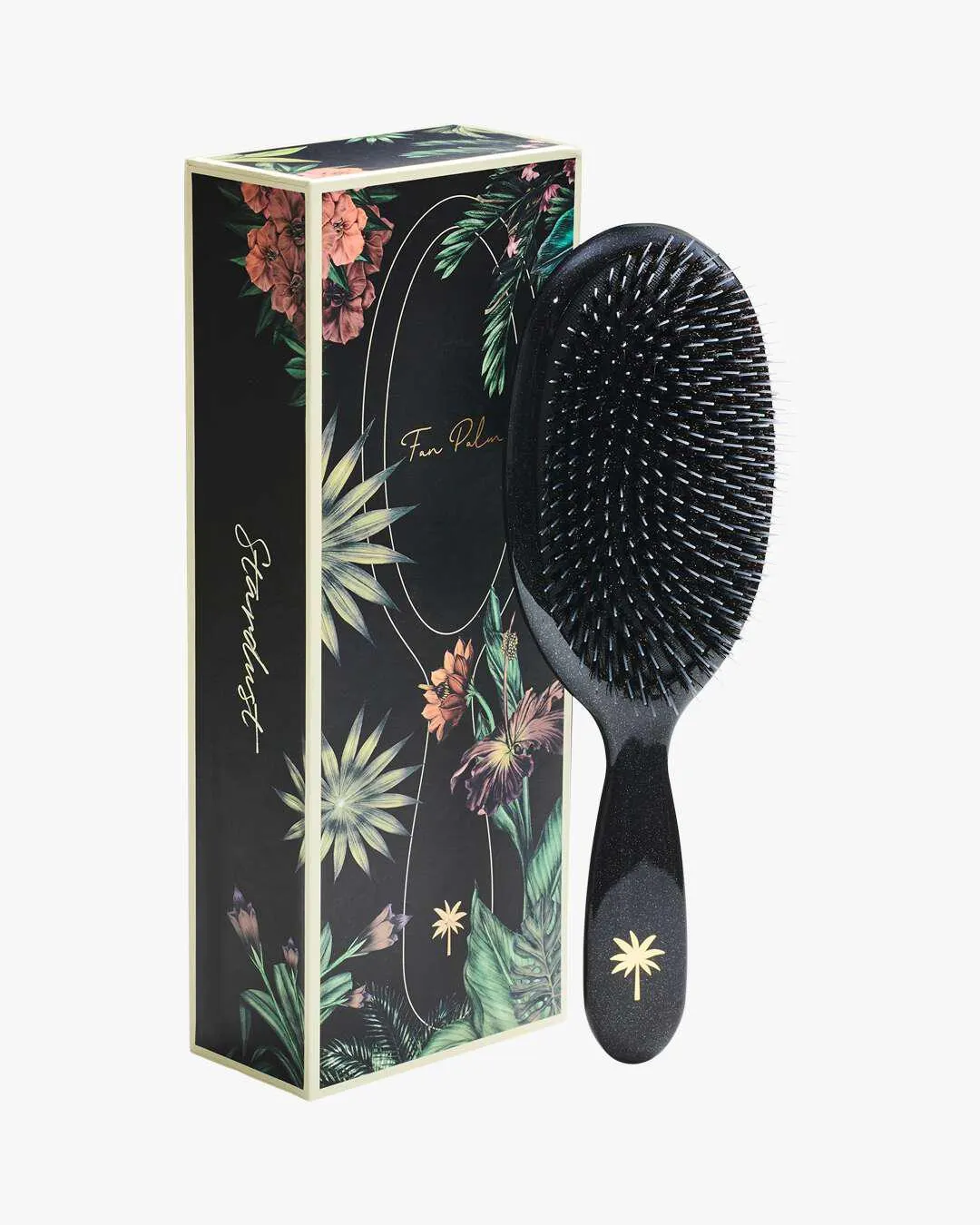 Stardust Black w/Glitter Large Hair Brush