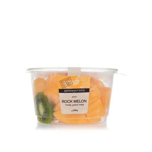 SpinneysFOOD fresh rock melon cuts 260g