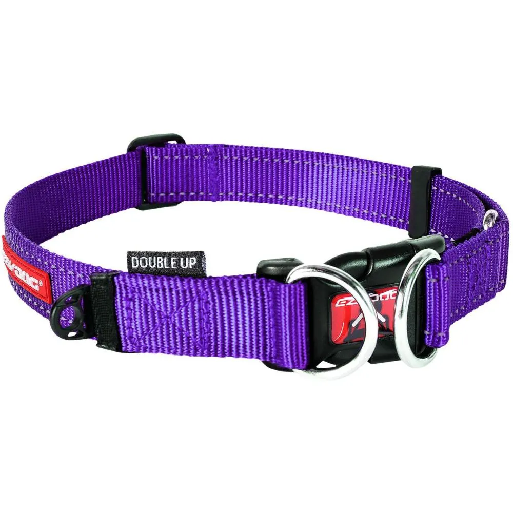 EzyDog Double Up Collar Purple