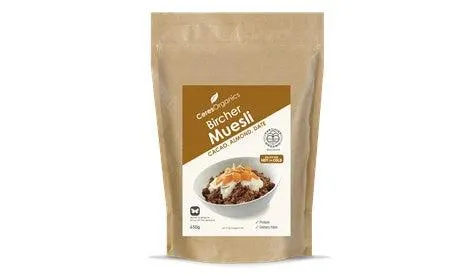 Ceres Organics Bircher Muesli Cacao, Almond & Date 650g