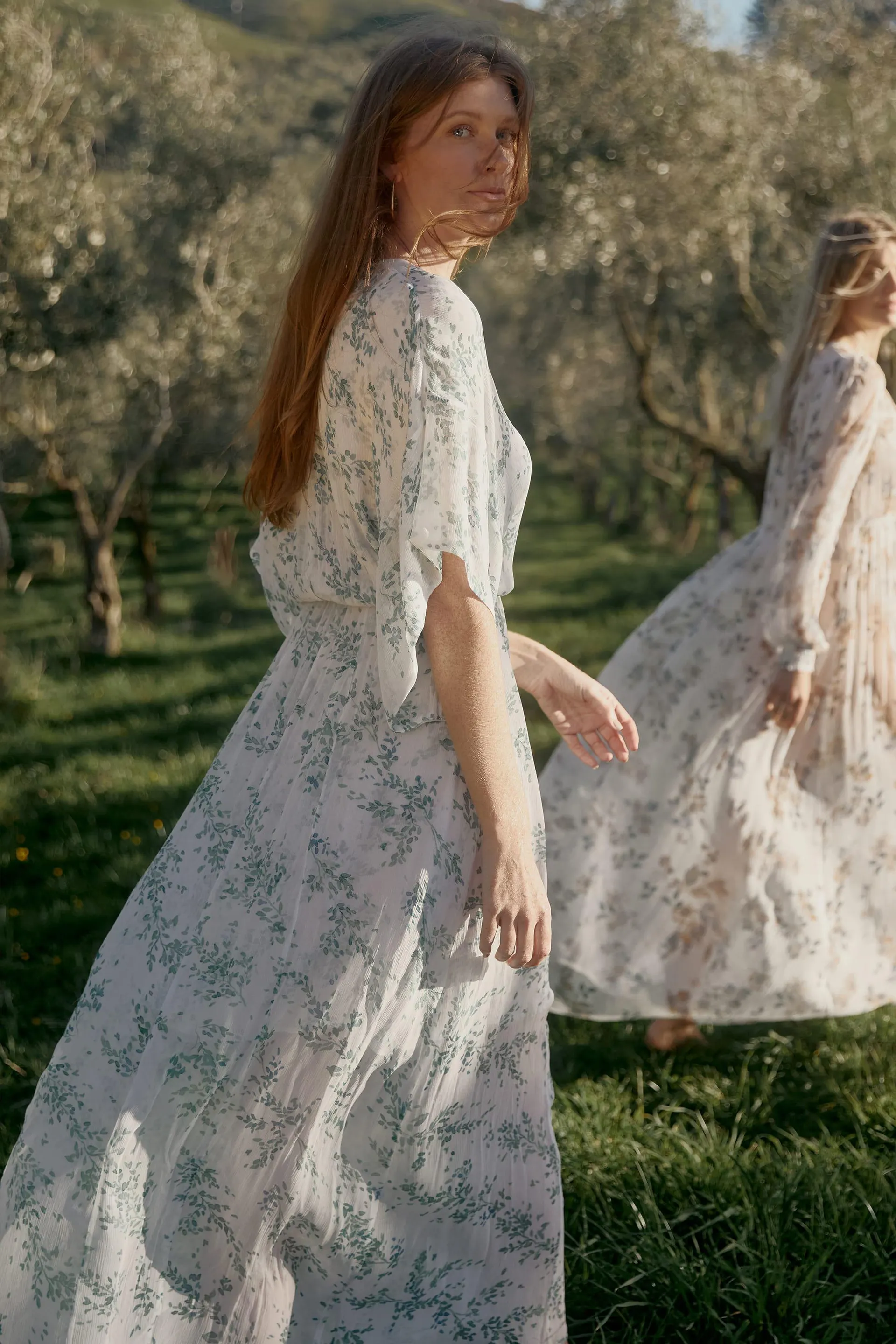 Emma Billow Sleeve Maxi Dress