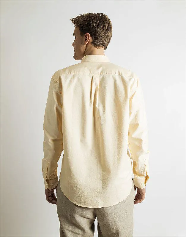 Button Down Casual Oxford Yellow