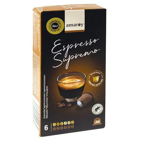 Amaroy Κάψουλες Espresso Supremo 10x5,5gr