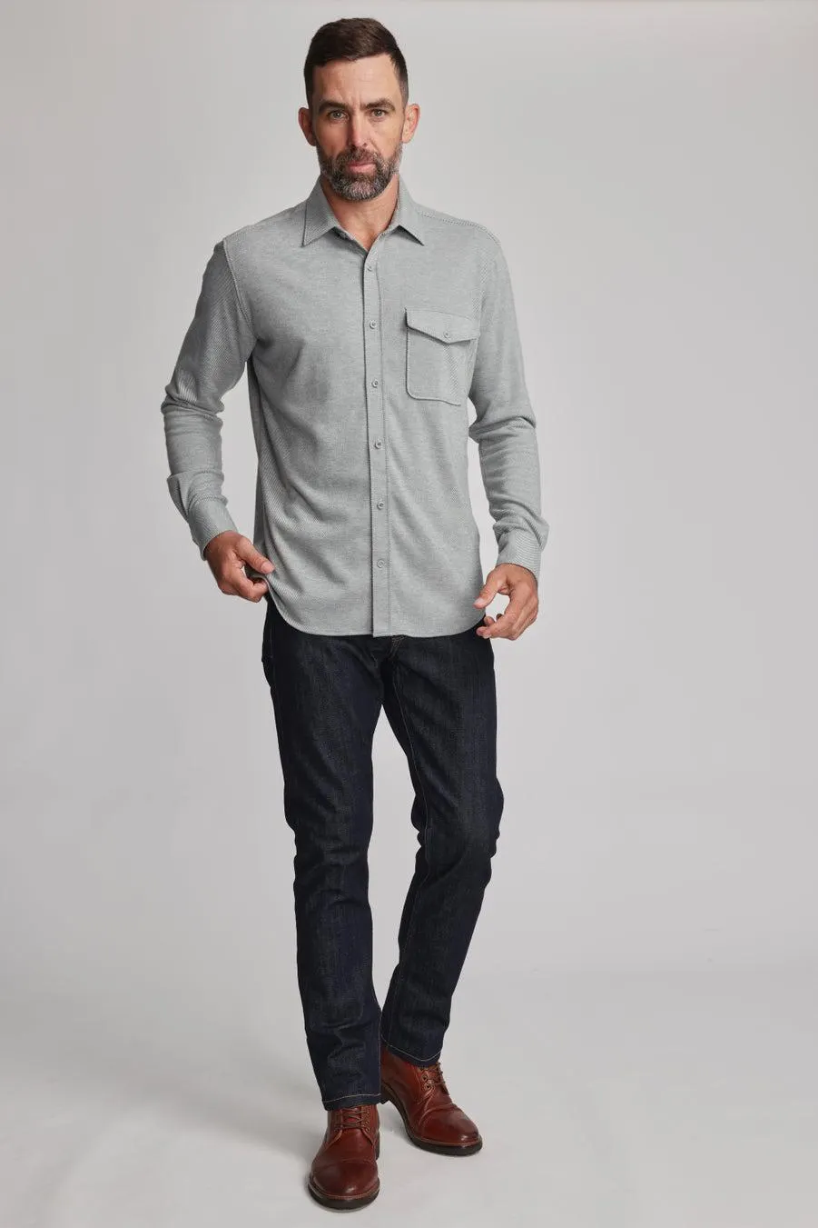 Keaton Knit Twill Shirt