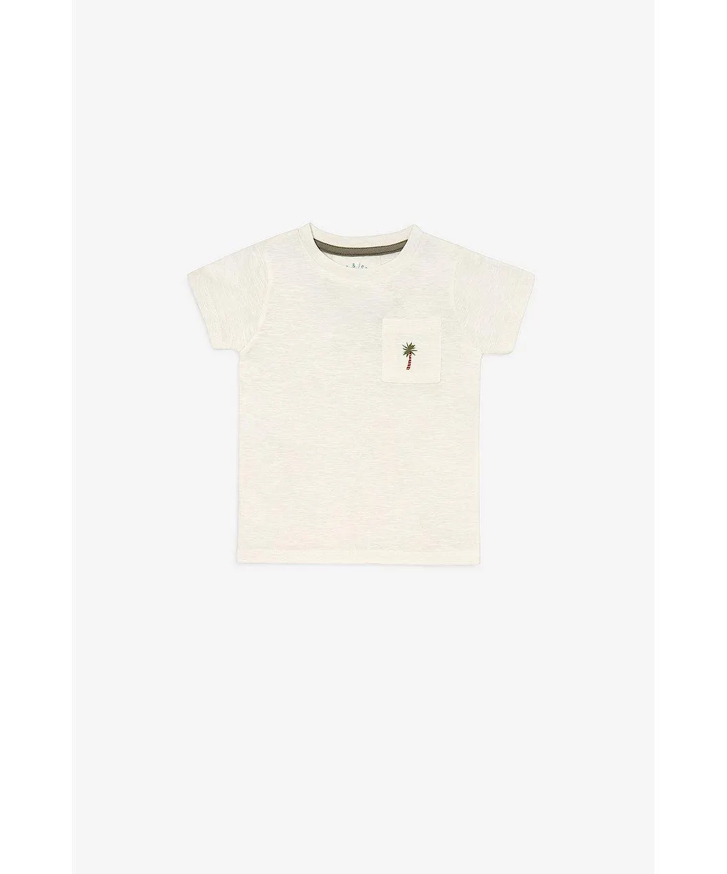 Pom & Jenny Εκρού κοντομάνικη μπλούζα με φοίνικα