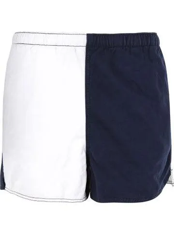 Men's Rugby Shorts in Navy/white