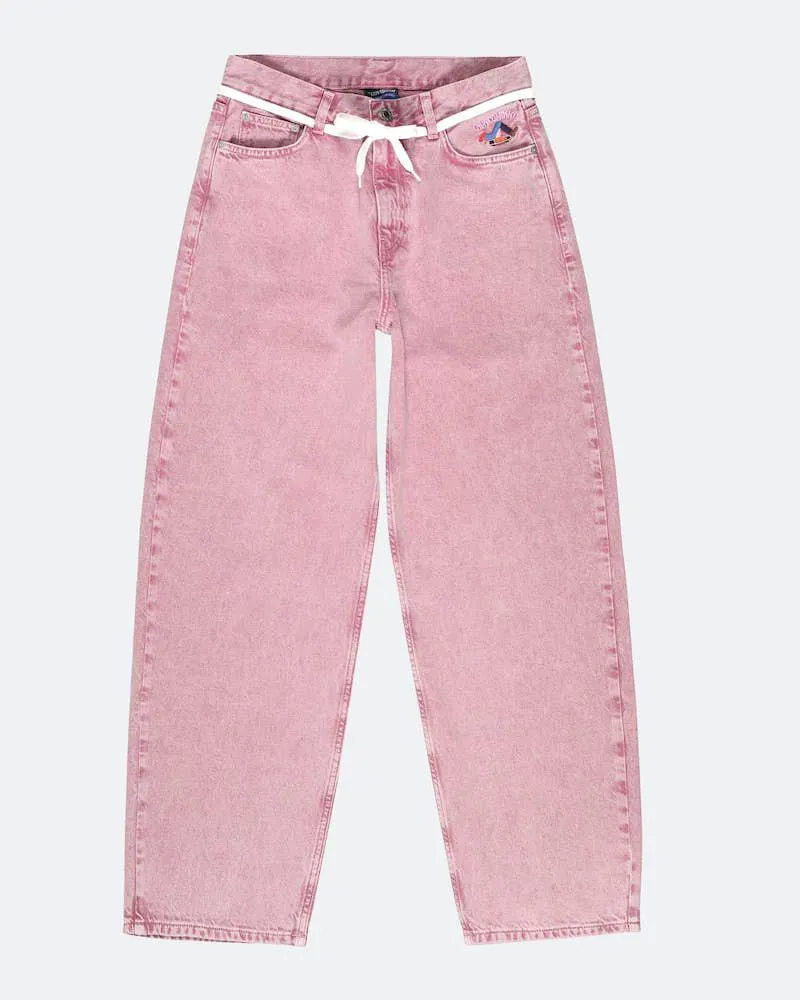 Overdyed Skate jeans med snor