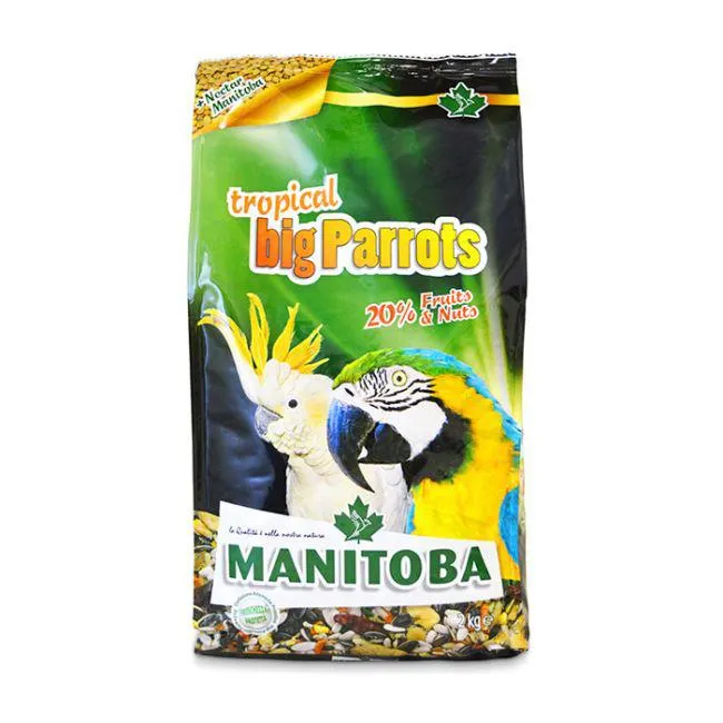 Manitoba Tropical Big Parrots premium Τροφή Για Μεγάλους Παπαγάλους 2Kg