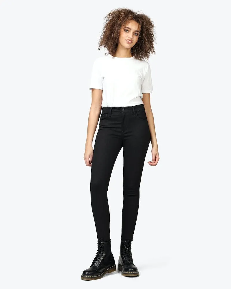 720™ High Rise Super Skinny Svart Jeans