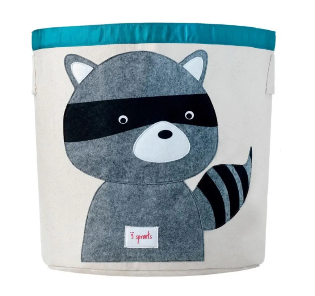 3sprouts καλάθι αποθήκευσης-racoon