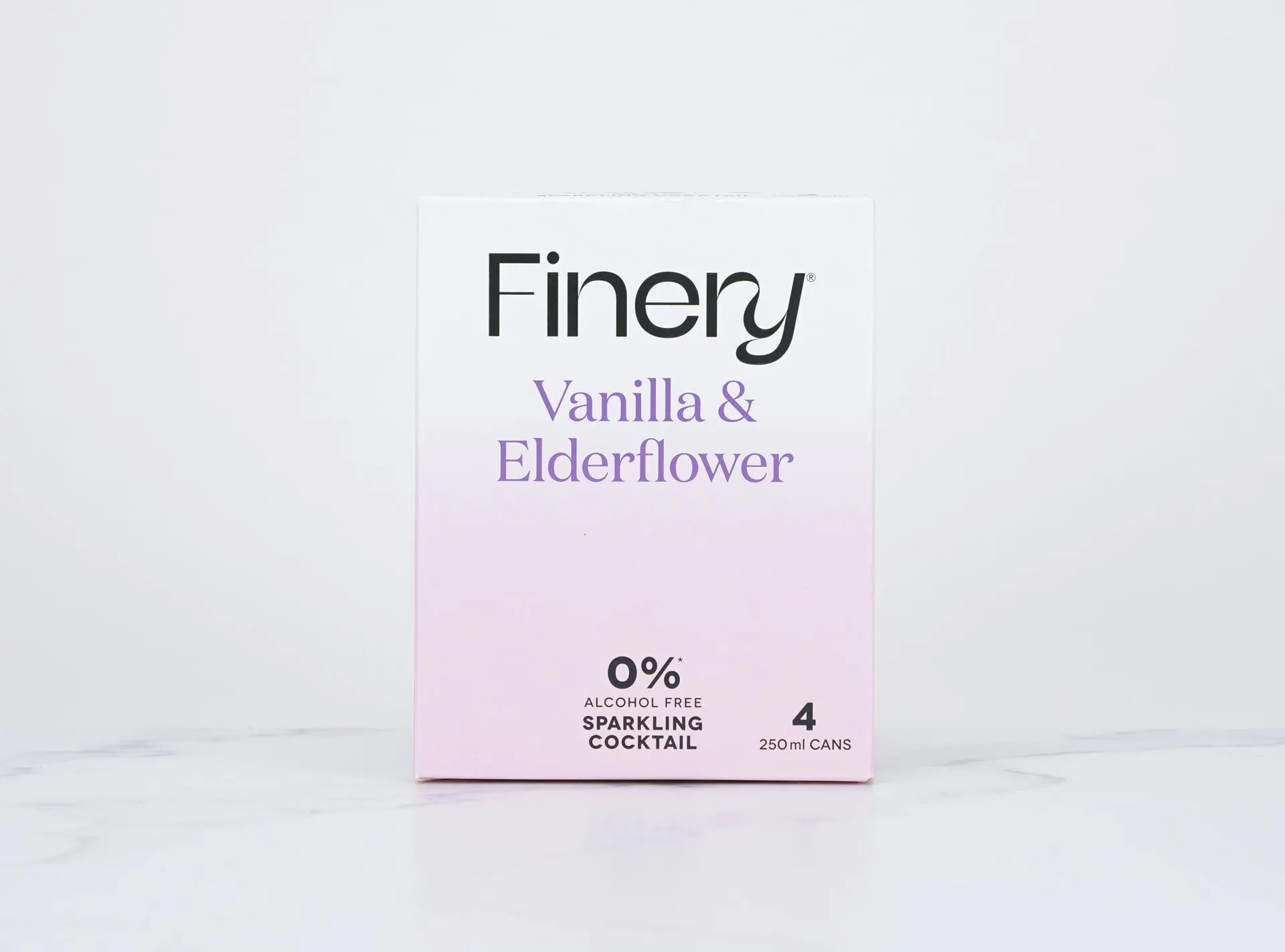 Finery 0% Sparkling Cocktail Vanilla & Elderflower 4 pack