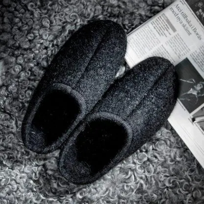 Ulle tøfler Black Melange