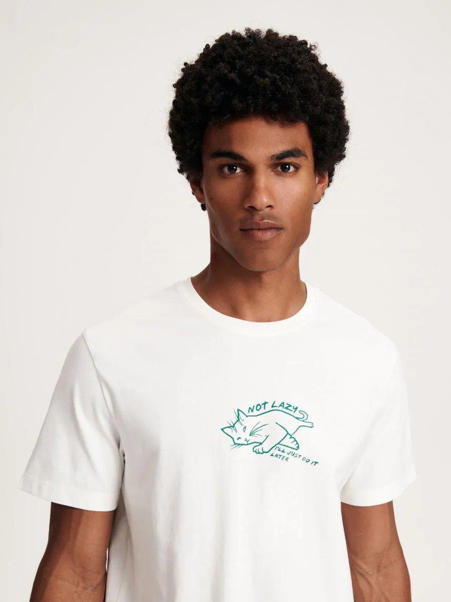 Camiseta regular fit con estampado