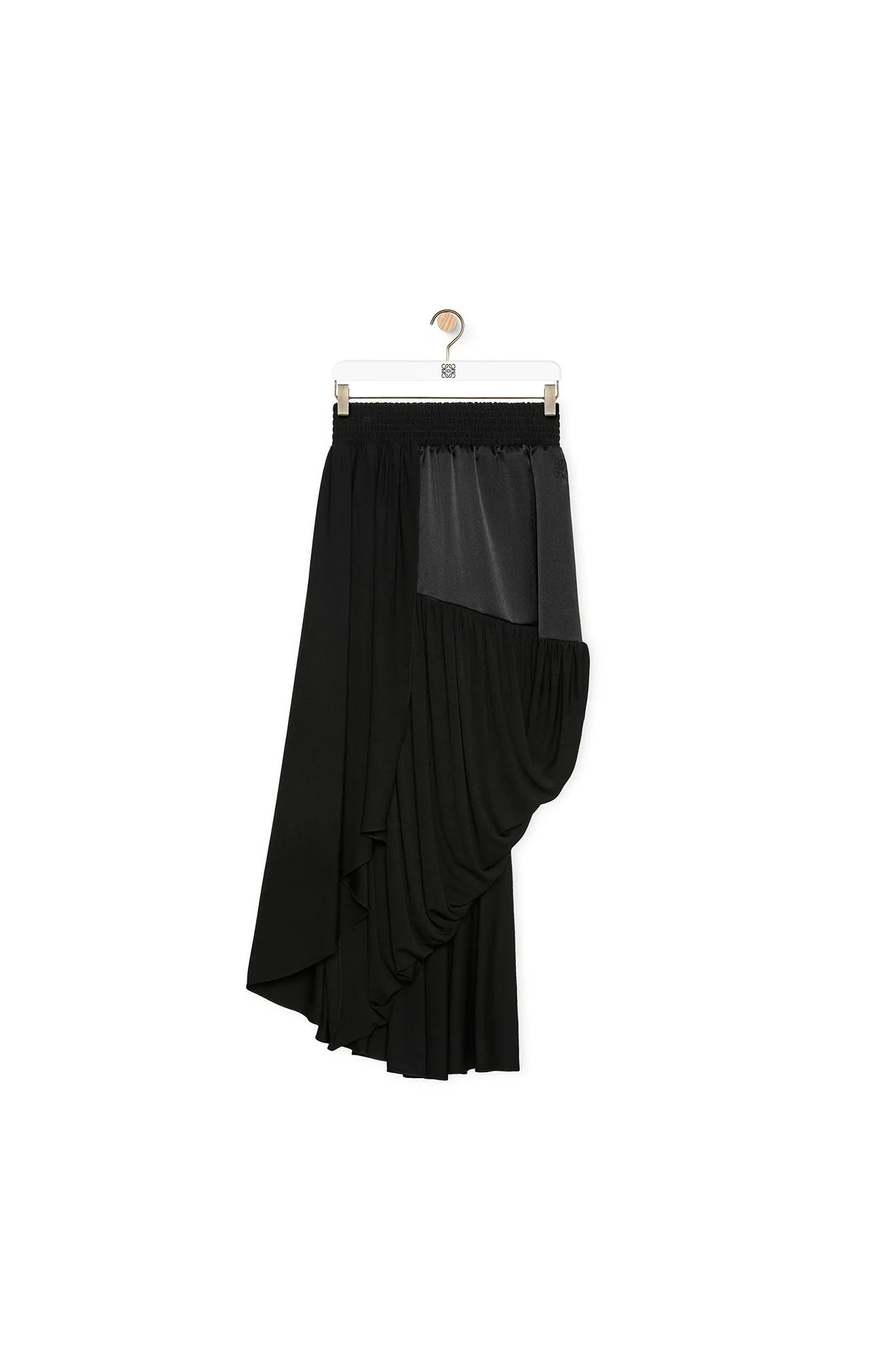 Draped Ruffled Skirt