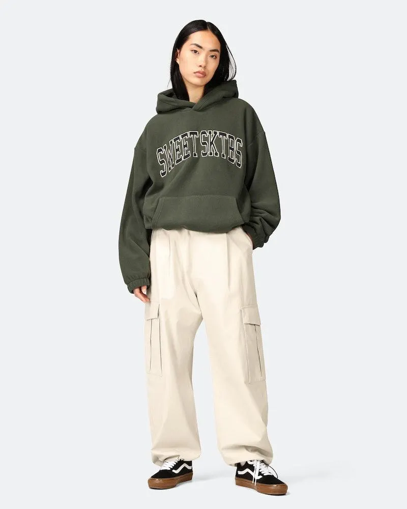 Polar fleece hettegenser