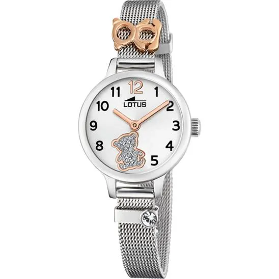 RELOJ INFANTIL LOTUS JUNIOR CON ESFERA PLATEADA 18659/4