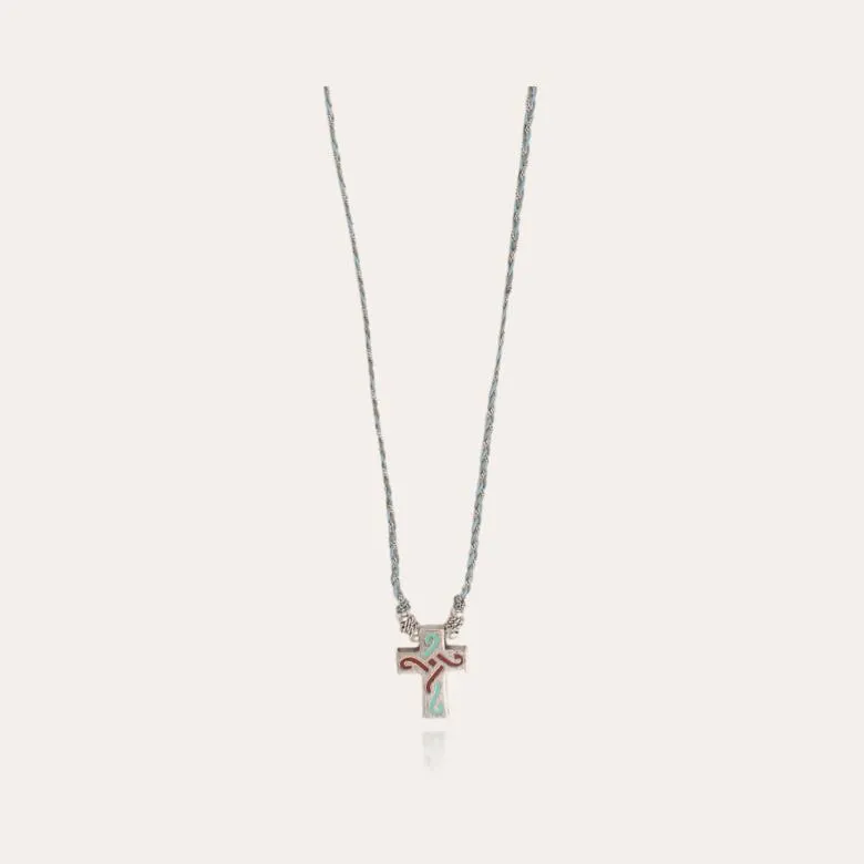 Croix Tresse men necklace silver