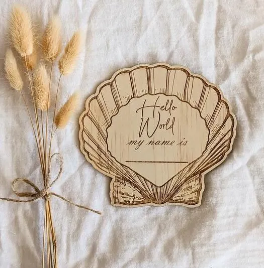 Announcement Plaque - Shell