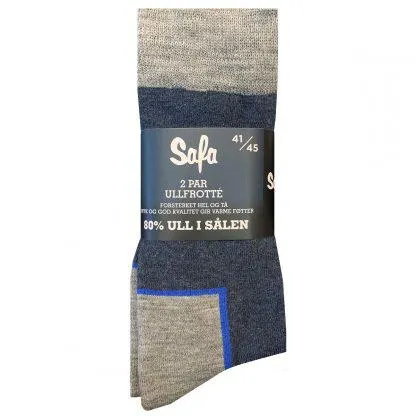 Safa sokk, ullfrotté 2 pk.