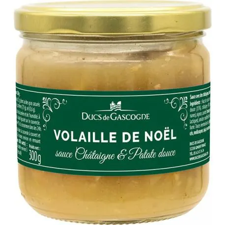 Volaille de Noël sauce chataigne & patates douce