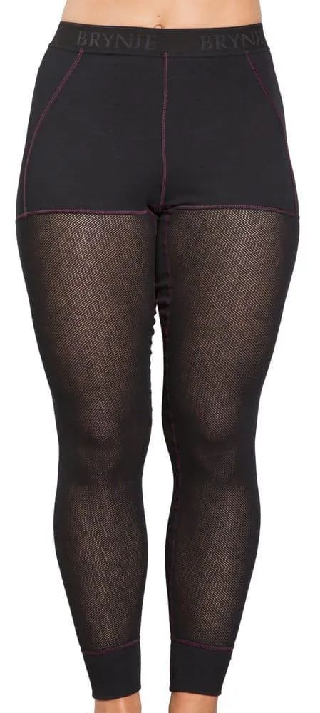 Brynje Lady Wool Thermo Zip Polo Black