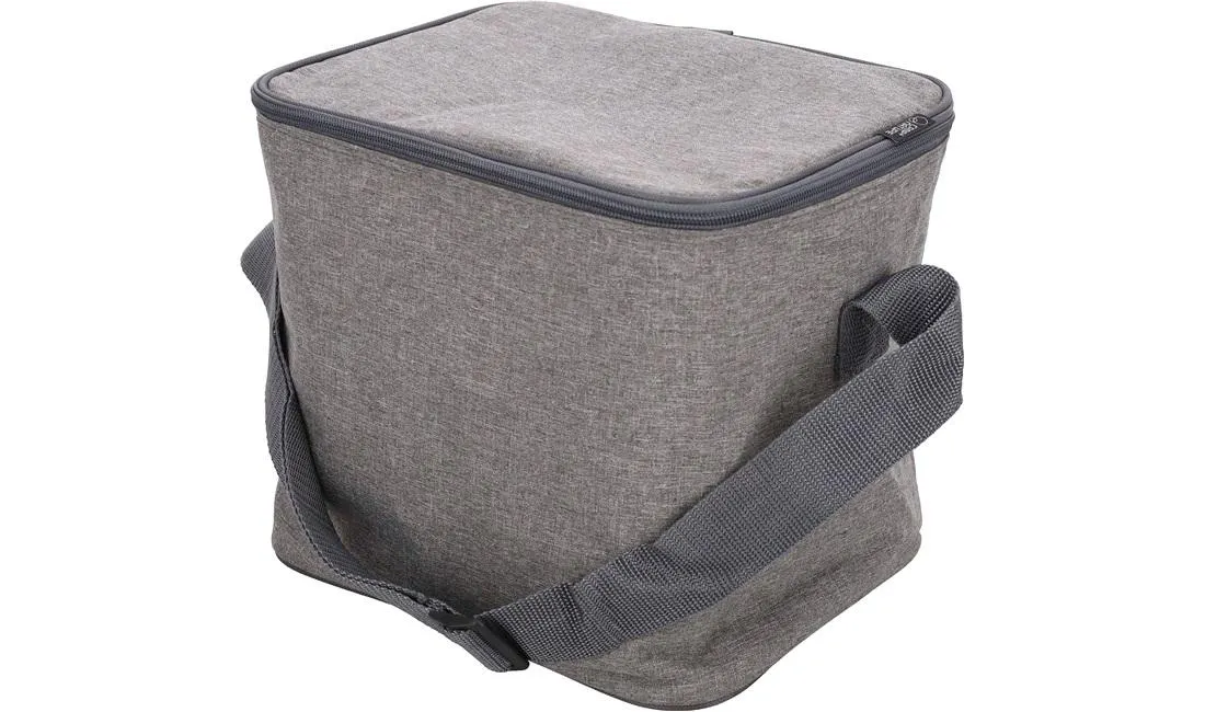 Kjøletaske med skulderreim 11 liter GRÅ