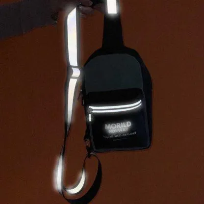 Morild Pia crossover-veske med refleks, sort