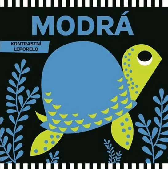 Modrá - Kontrastné leporelo